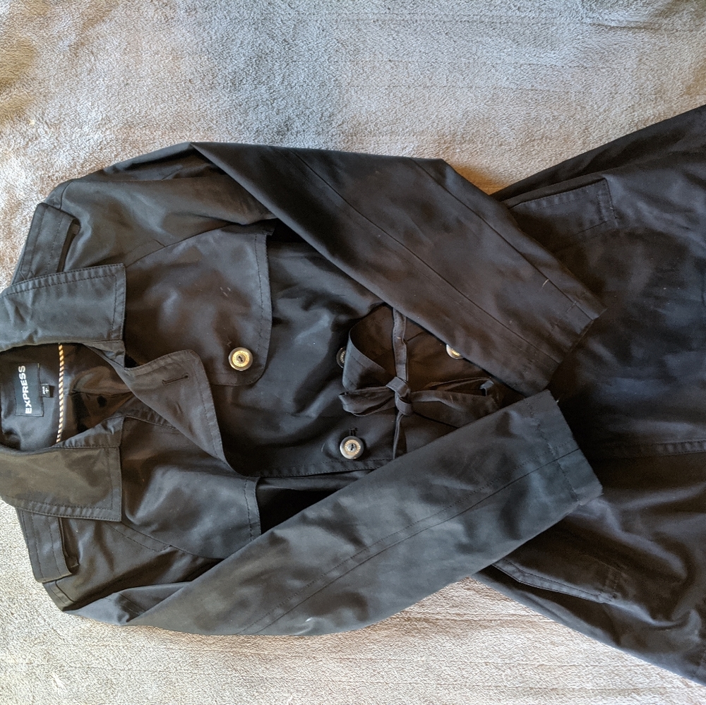 Express Black Trenchcoat